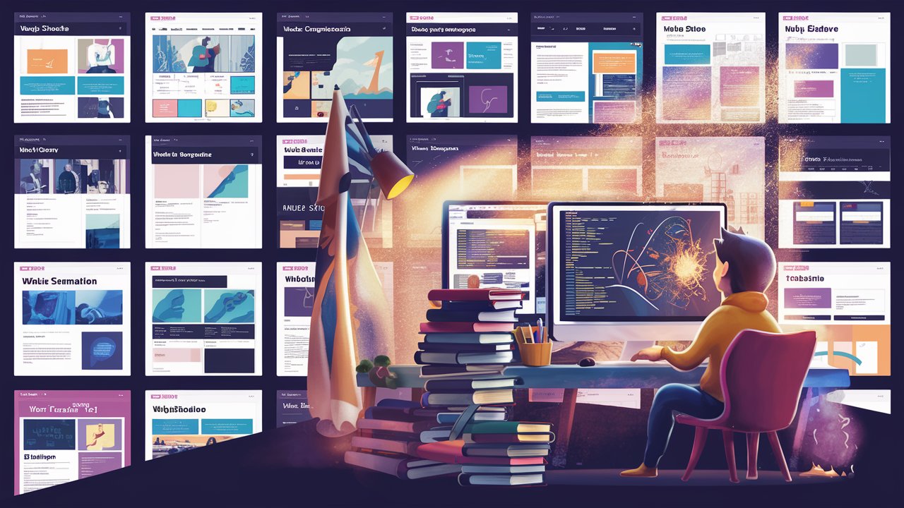 Uu createur de contenu de Blog assis devant plusieurs ecran d'ordinateur