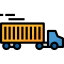 icone de camion pour illustrer le transport terrestre
